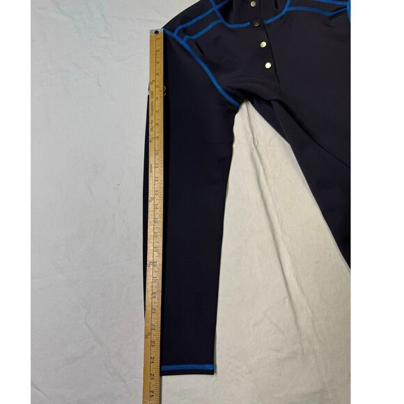 Cutter & Buck CB DryTec 50UPF Women’s size L 1/4 snap button sweatshirt navy NWT - Picture 5 of 11